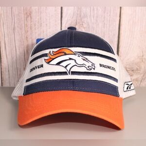 Denver Broncos NFL Reebok Football Hat Cap Mesh OneSize NWT